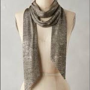 Anthropologie Glistening Skinny Scarf NWOT